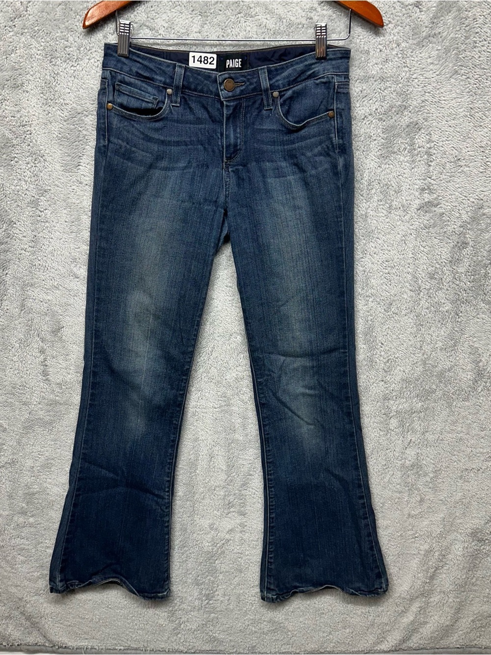 Paige Bell Canyon Bootcut Jeans Women’s Size 27 Made in USA Medium Wash